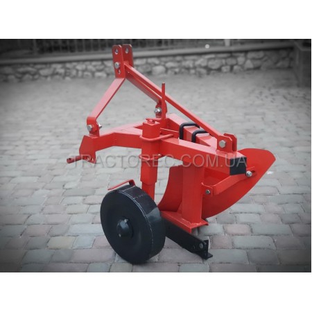 Плуг польський однокорпусний WIRAX 1*25см для міні-тракторів від 12 к.с, висота стійки 50 см